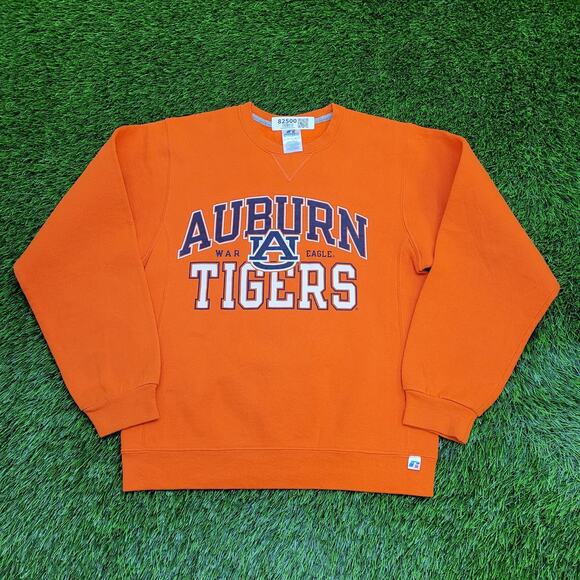 Vintage Y2K Auburn Tigers Sweatshirt Women XS/S 18x24 Orange - Picture 1 of 14